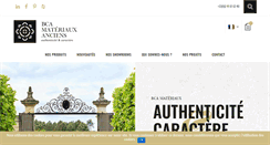 Desktop Screenshot of bca-materiauxanciens.com